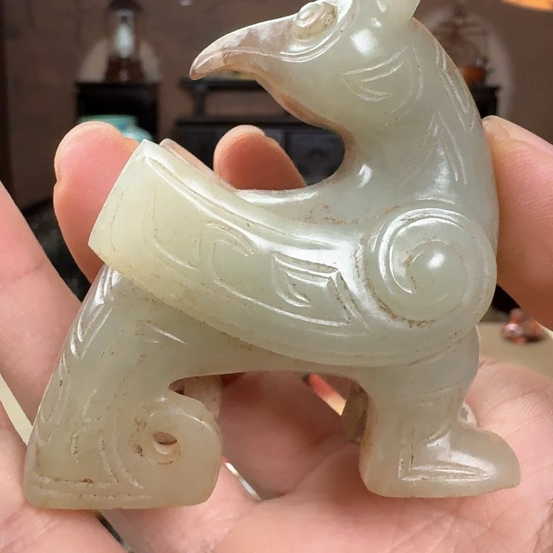 和田玉颈饰未镶嵌芝*缘