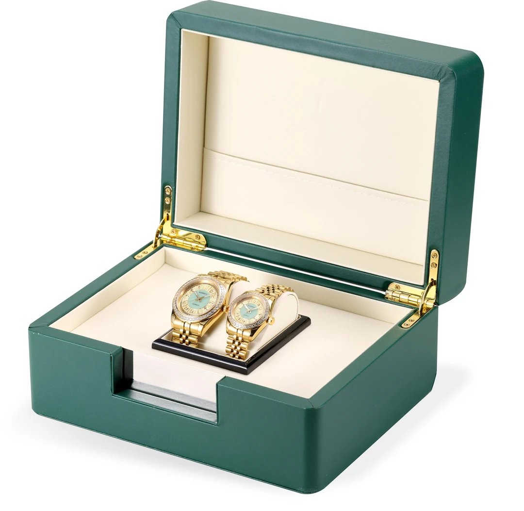 【铁锤回馈】新款真金真翡翠生肖典藏版金玉满堂KSD138男女对表LQD