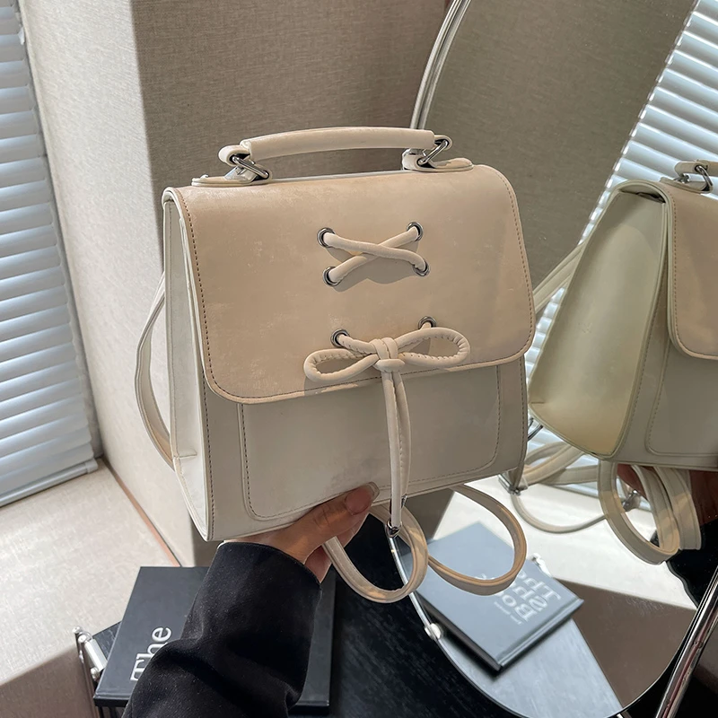 艾米兔 X COOLE女包2025新款气质百搭双肩包韩版小众设计背包