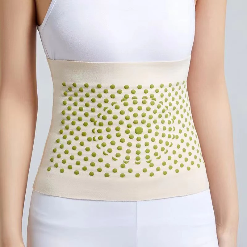 德绒艾草护腰带保暖防寒发热暖宫护胃护肚子围肚四季薄款女护腰椎