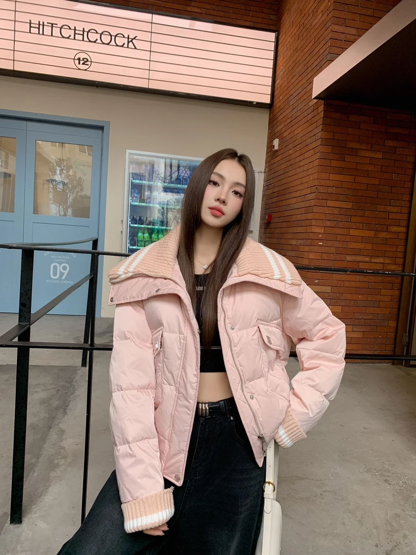 百搭休闲洋气时尚秋冬短款羽绒服23Q812