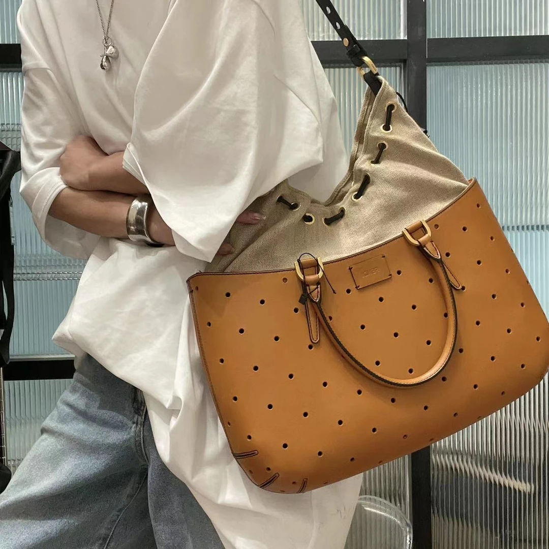 95新 FENDI/芬迪 3FY225 篮子两用腋下包