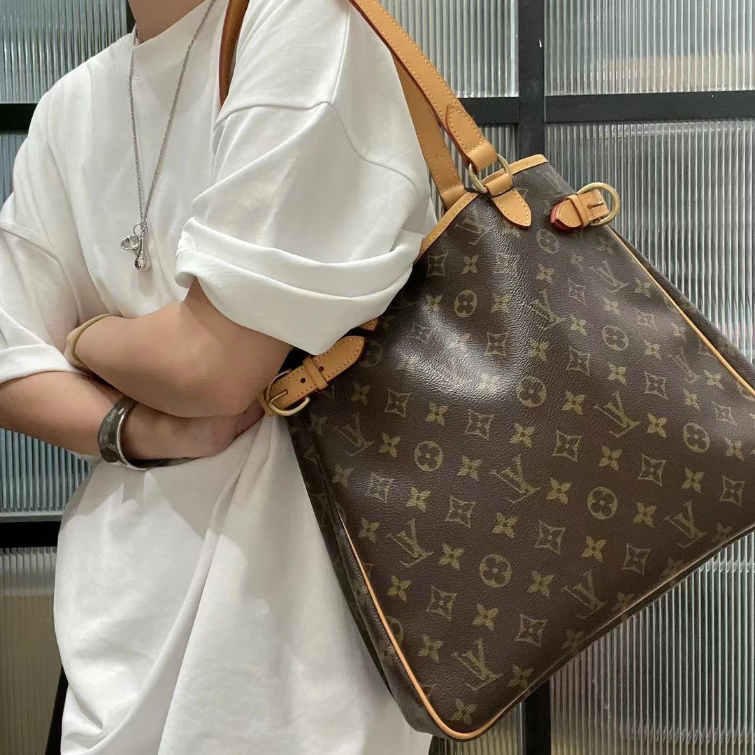 95新 LouisVuitton/路易威登 2DY412 老花单肩托特包