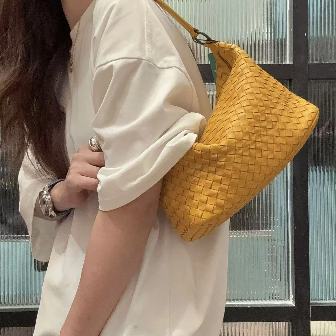 95新 BOTTEGA VENETA/葆蝶家 【蕾】3CP514 黄色饭盒包