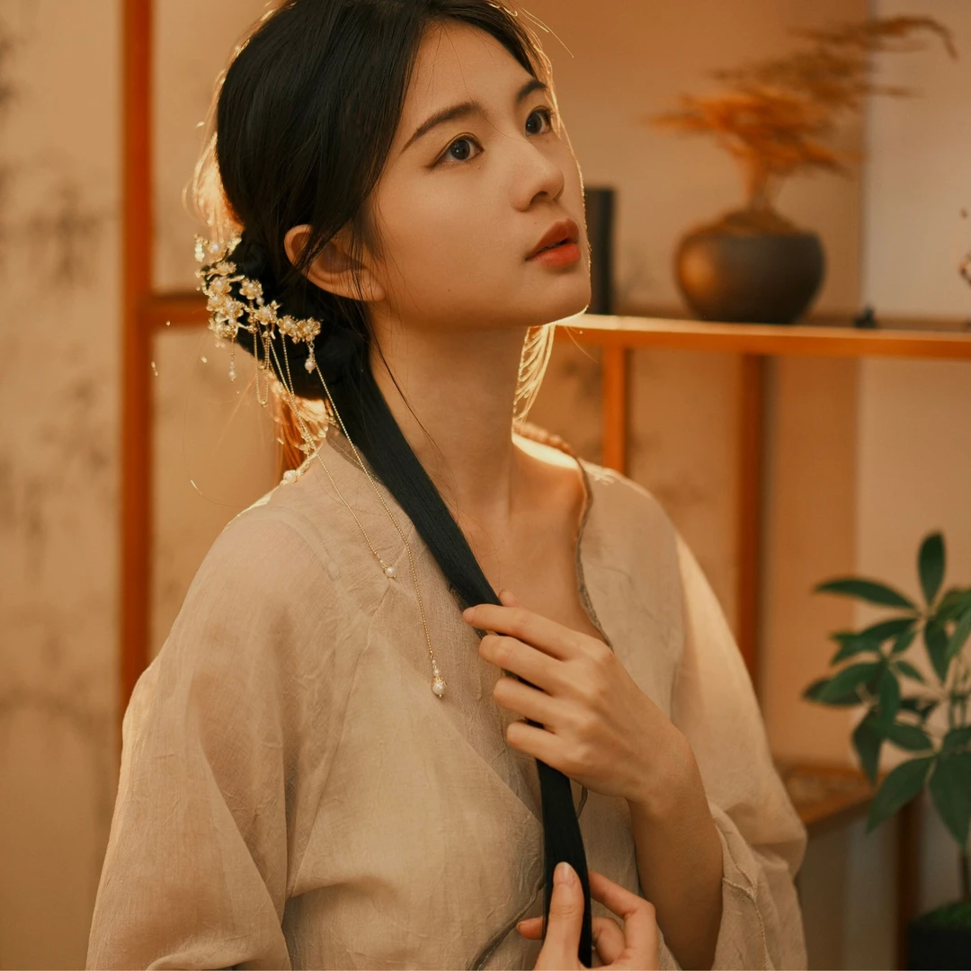 亭中荷 【妃子笑】发簪梅花簪国风古风简约日常百搭复古超仙仙气