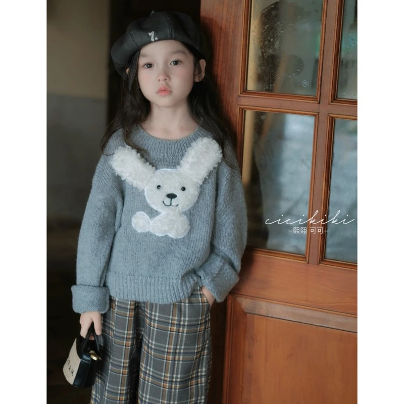 现货【恩一】儿童童装秋冬针织时尚百搭毛衣熙熙可可MY2435