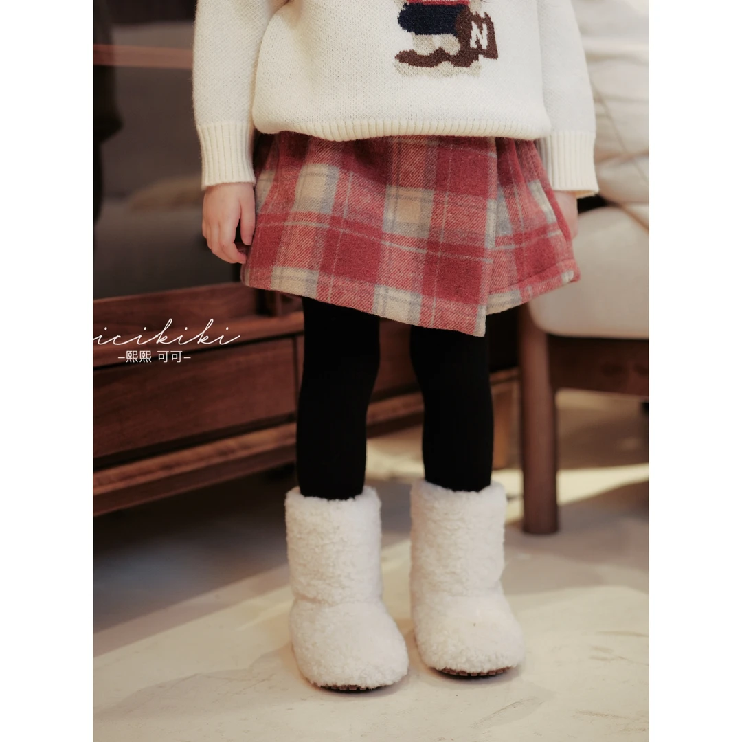 【珍妮】2024新款洋气时尚女童冬季半身裙 熙熙可可BSQ2436