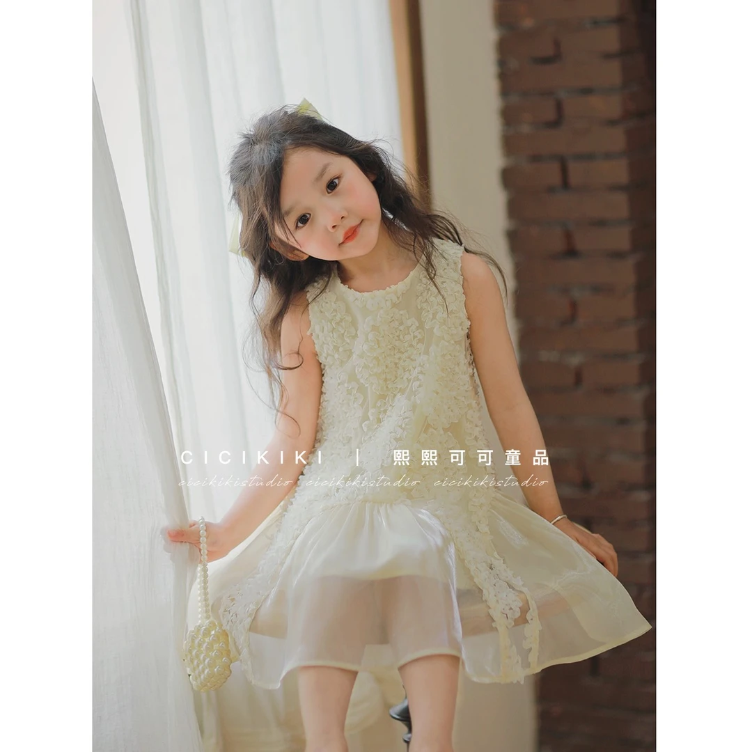 现货【法式浪漫】夏季洋气名媛风甜美礼服连衣裙熙熙可可LYQ2373