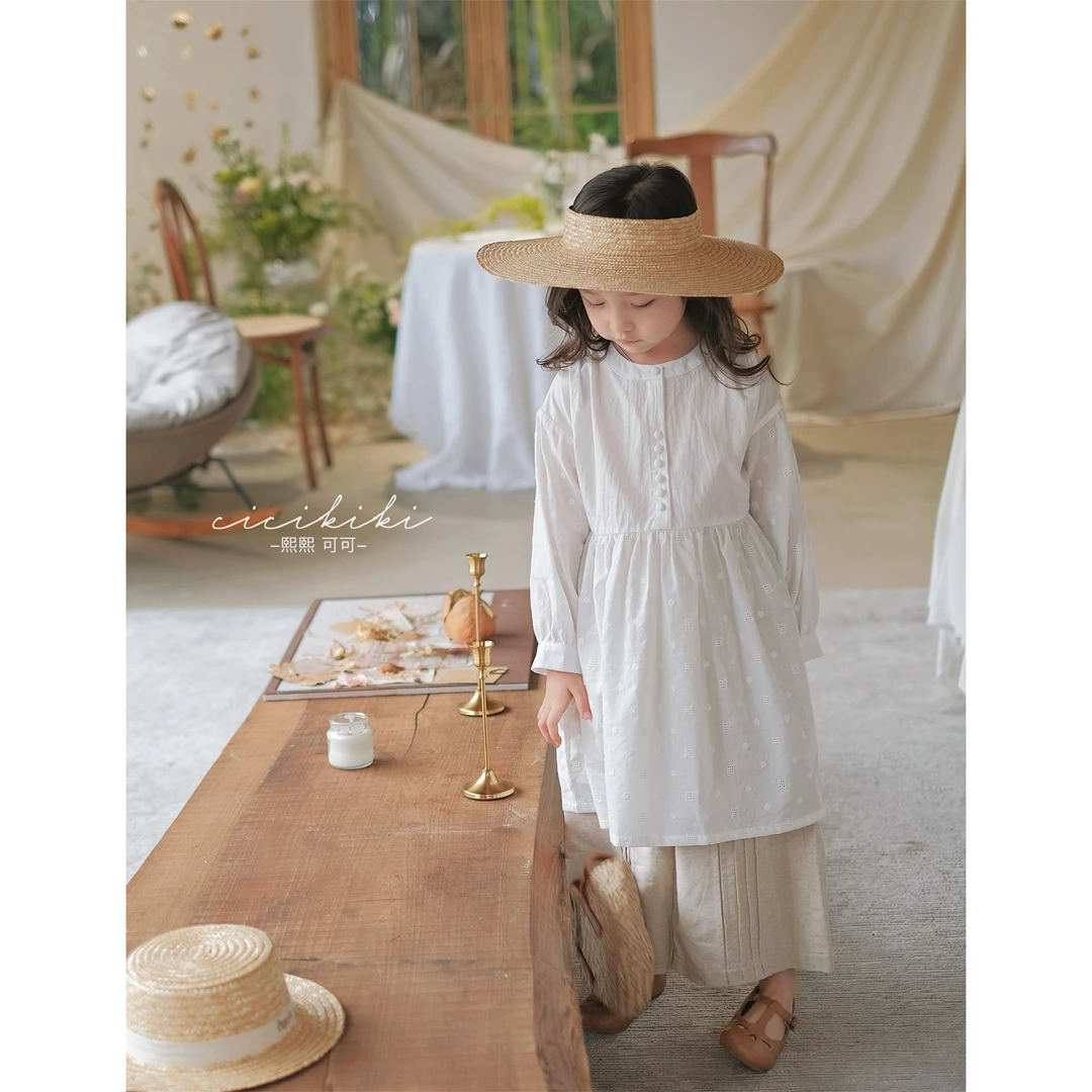 现货【英式浪漫】2024儿童女童百搭可爱连衣裙熙熙可可LYQ2409