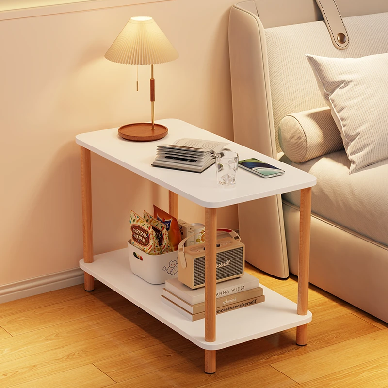 床头柜子置物架小型实木出租房用现代简约家用卧室简易极窄床边柜