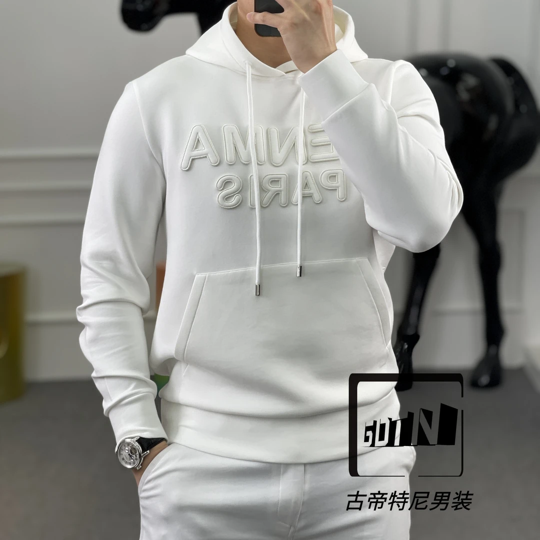古帝特尼秋冬新款男士潮流长袖欧货时尚百搭空气层长袖卫衣Z+3005