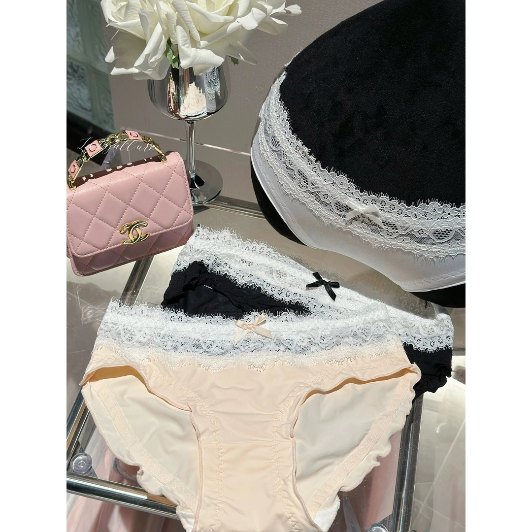 「LA」Liv·丽芙 | 软线系列*阳光感纯欲女孩蕾丝花边女士甜内裤