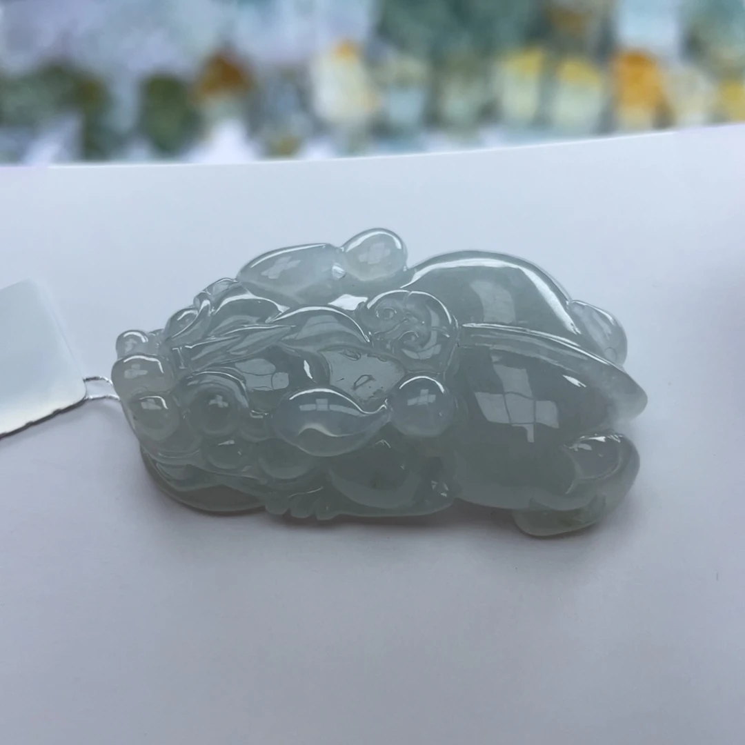 翡翠颈饰未镶嵌貔貅