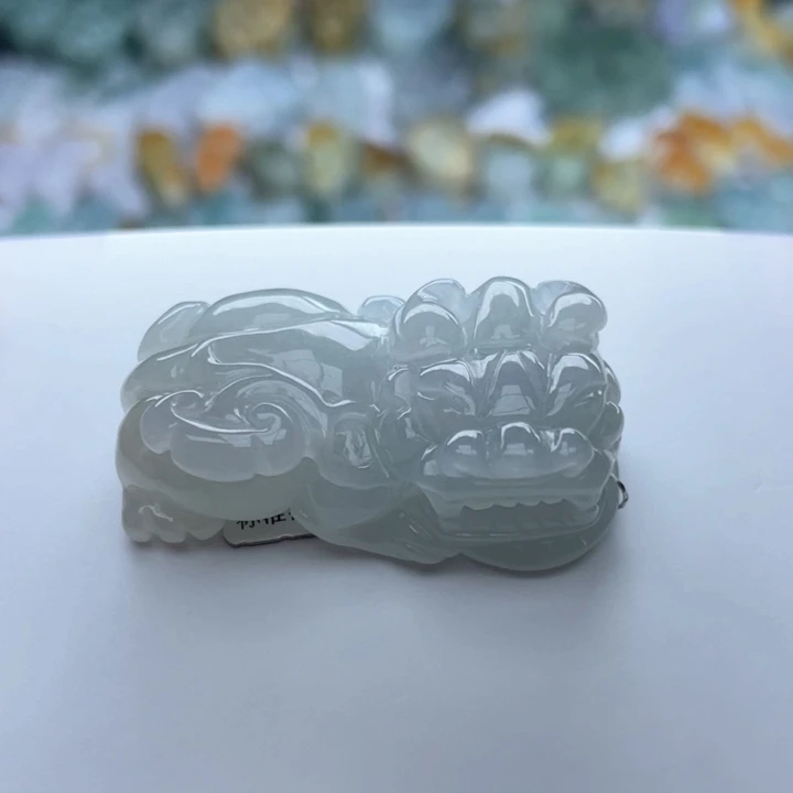 翡翠颈饰未镶嵌貔貅