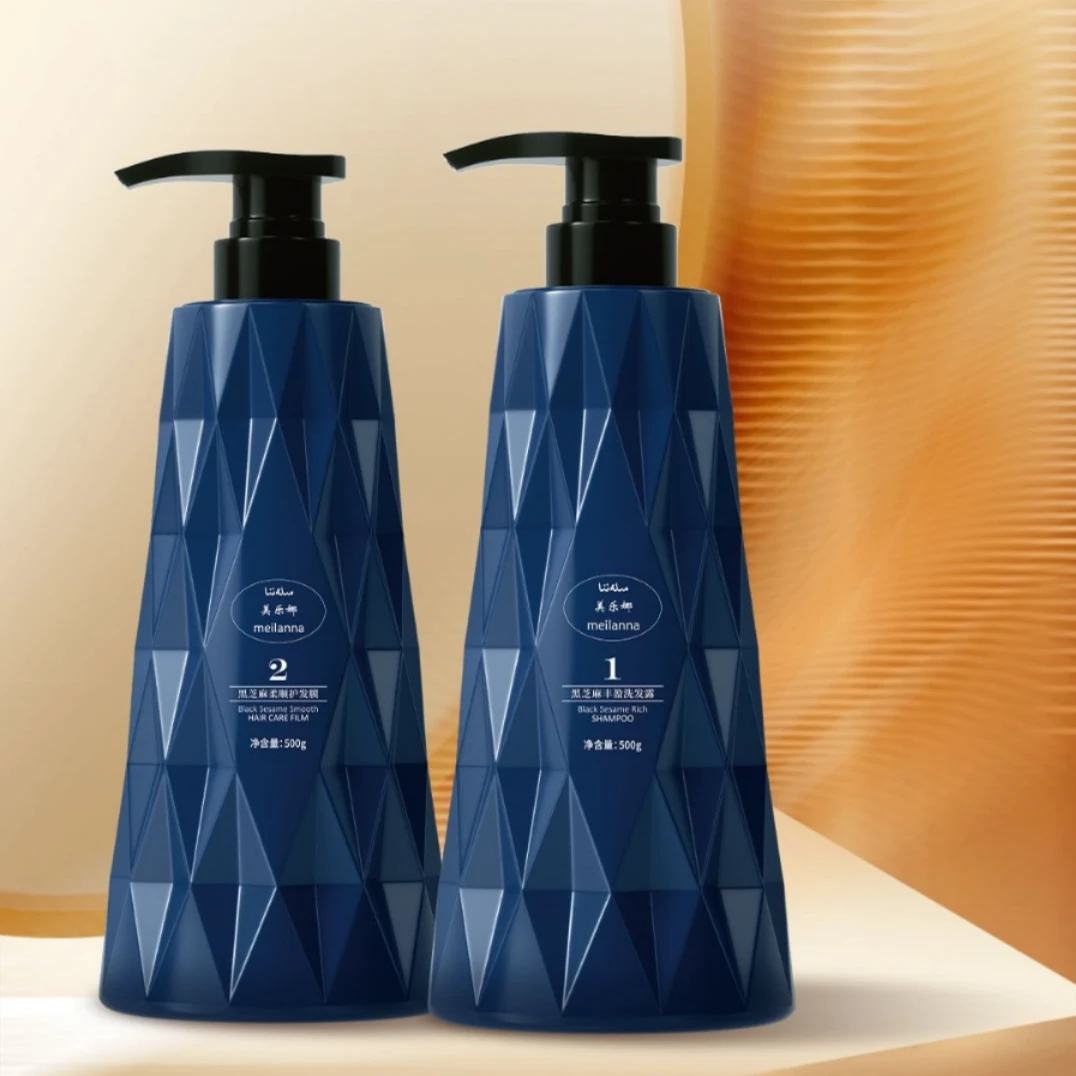 黑芝麻丰盈洗发露洗发水护发素香氛柔顺留香网红洗发水