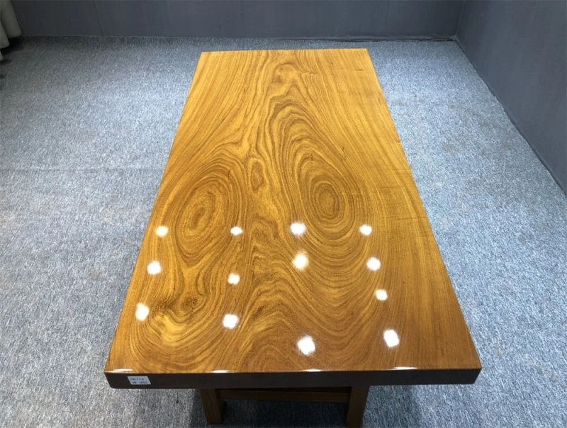 柚木大板餐桌实木大板台电脑桌办公桌茶桌整块原木（不包邮）