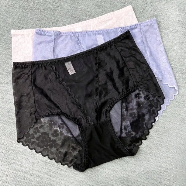 【伊微女内裤】薄丝中腰蕾丝透气性感夏季大码成人舒适透气凉爽