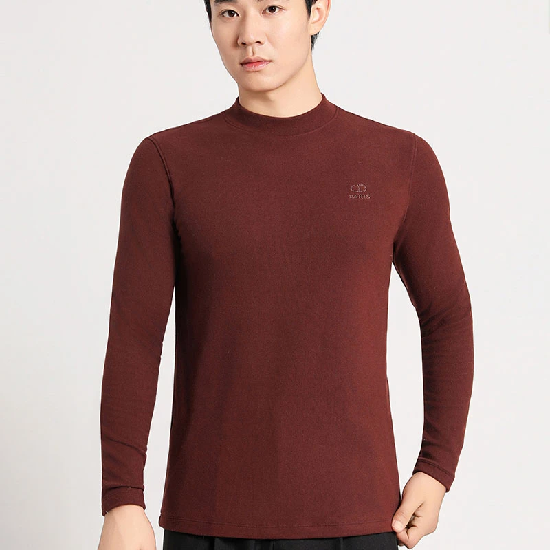 时尚刺绣男款打底衫