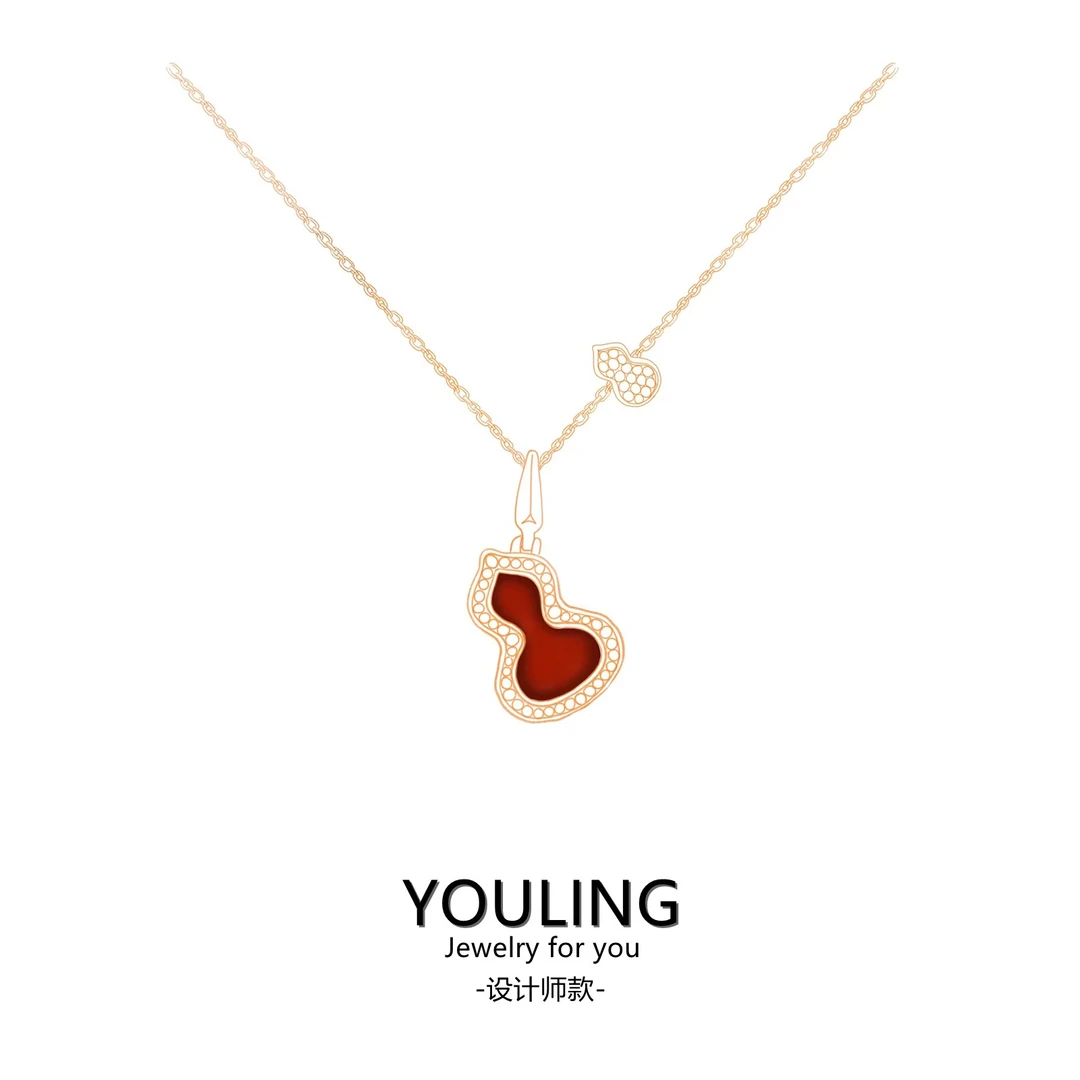 YOULING/柚琳 【邹雪儿专属】新年葫芦项链 耳钉 手链