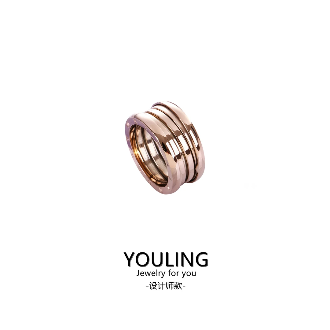 YOULING/柚琳【万象城直发】弹簧戒指经典气质设计款戒指