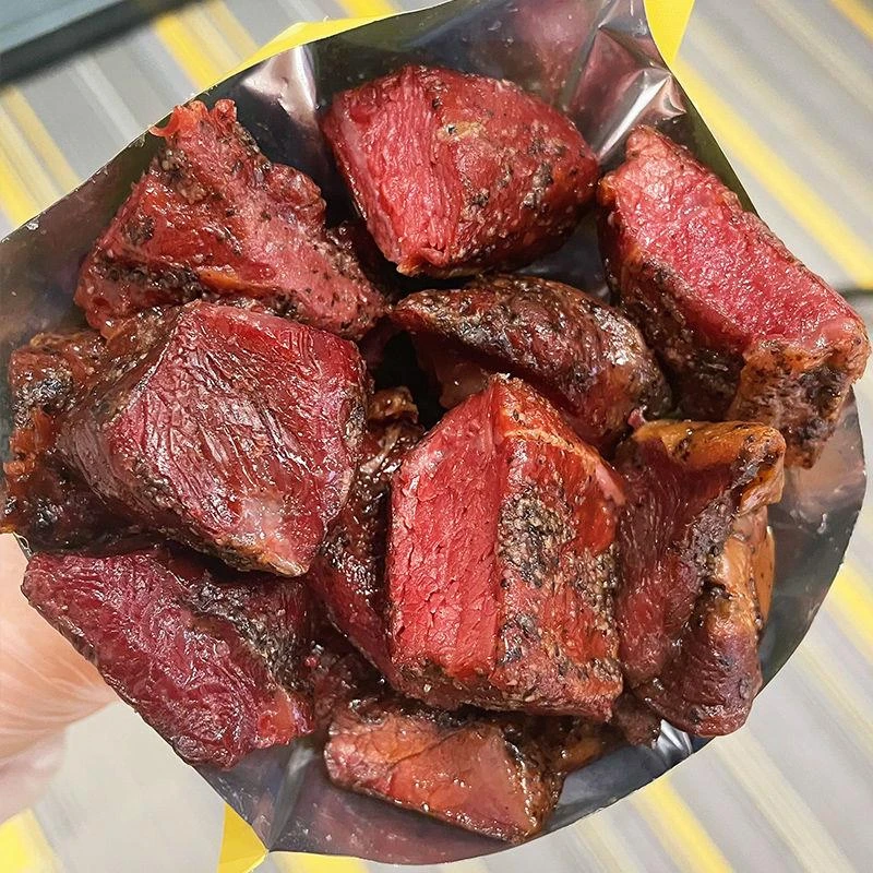 【小扬哥力荐】蛮美式烤牛肉黑胡椒口味即食香辣黑椒牛肉粒小包装