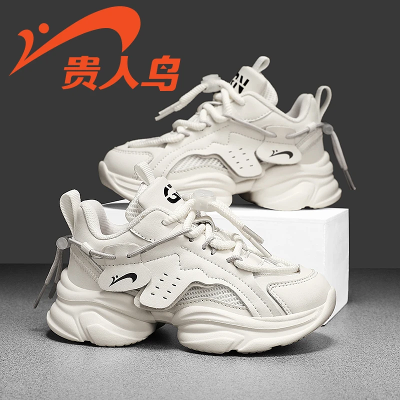 贵人鸟儿童2023秋季运动中大童网面透气时尚女童跑步鞋GRN23160A