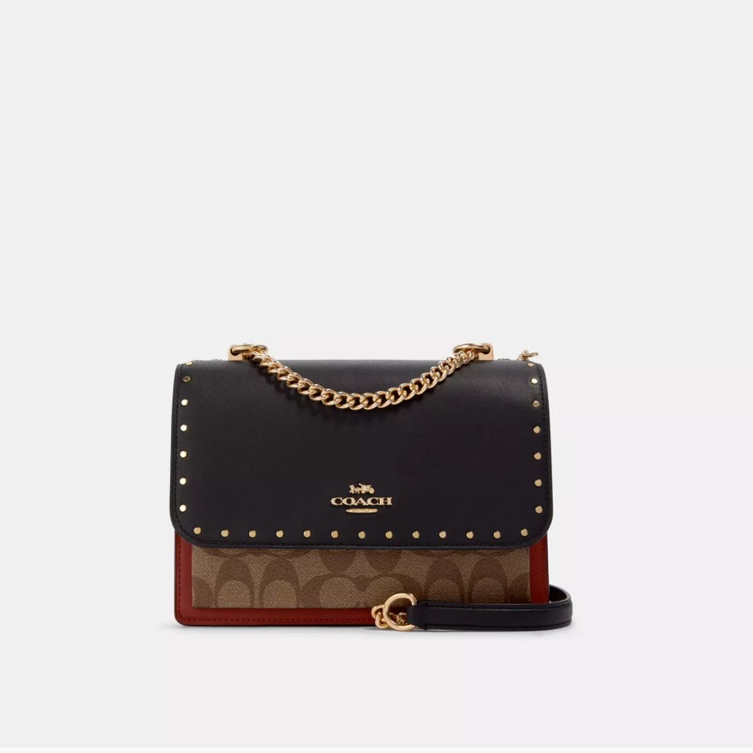 COACH/蔻驰Klare 经典老花链条包单肩斜挎包90400 美国直邮