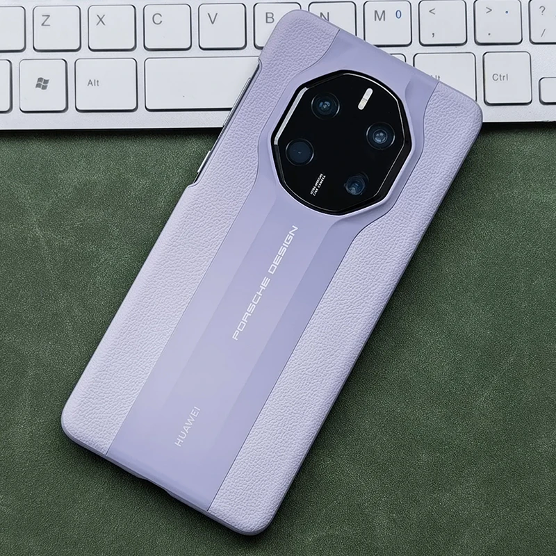 适用华为mate50rs保时捷手机壳保护套真皮全包防摔高档官方同款潮