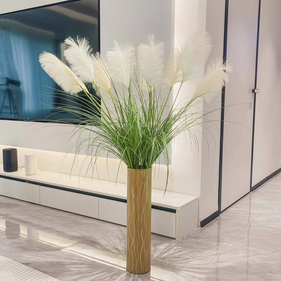 大芦苇仿真花5头绢花客厅装饰花餐落地客厅干花假花家居