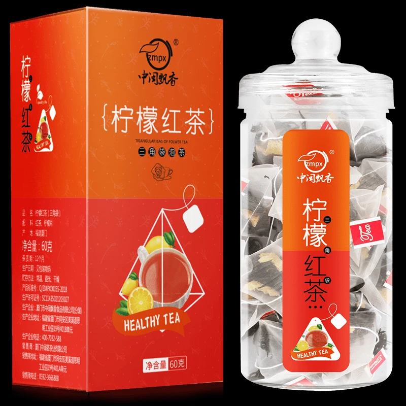 柠檬红茶茶包柠檬片泡茶干片花茶水果茶