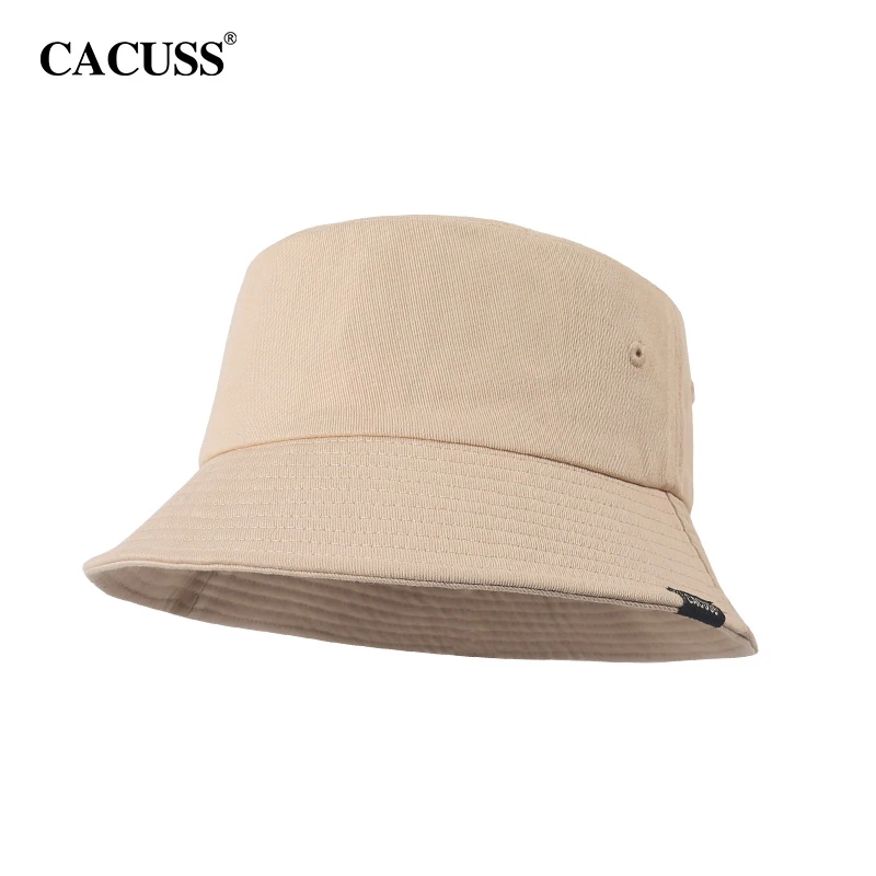 【Cacuss】休闲户外通用四季渔夫帽百搭纯色帽子透气显脸小PM220006