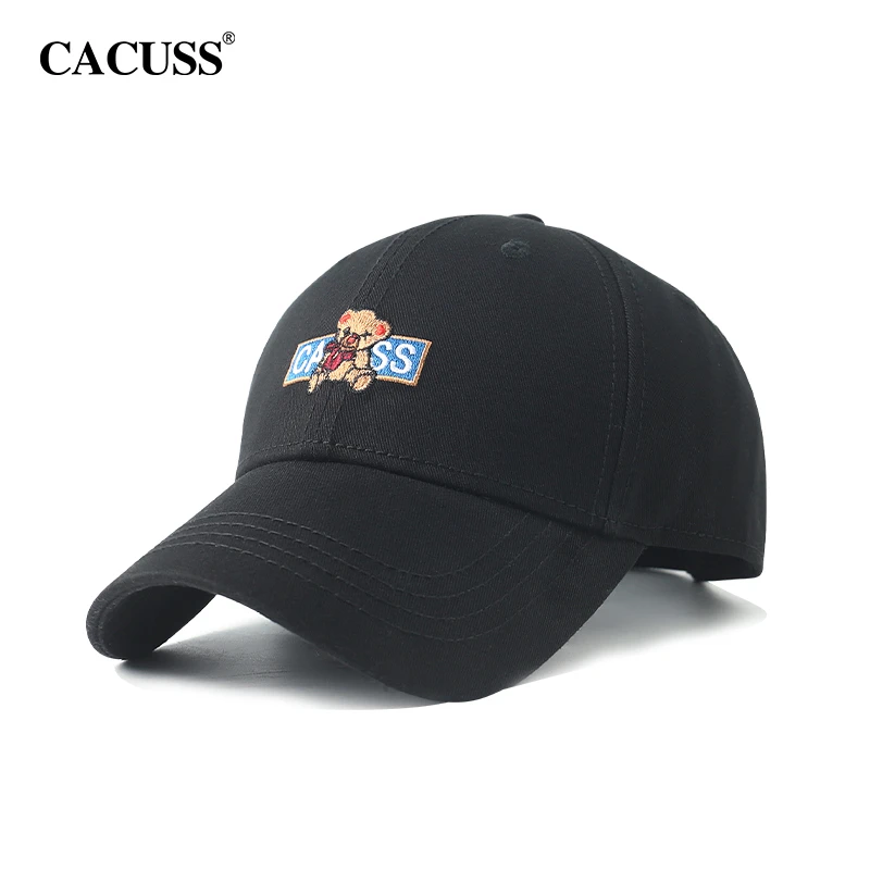 【Cacuss】秋季户外时尚遮阳帽子刺绣棒球帽显脸小鸭舌帽B0523