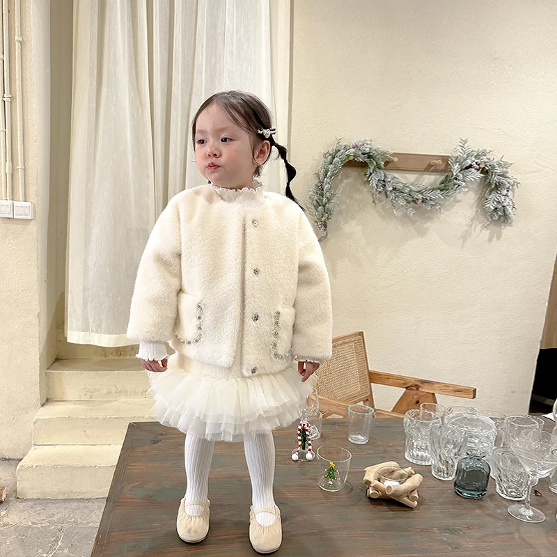 盗图必究【小香外套】女宝婴儿棉衣外套秋冬新款儿童韩版宝宝衣服