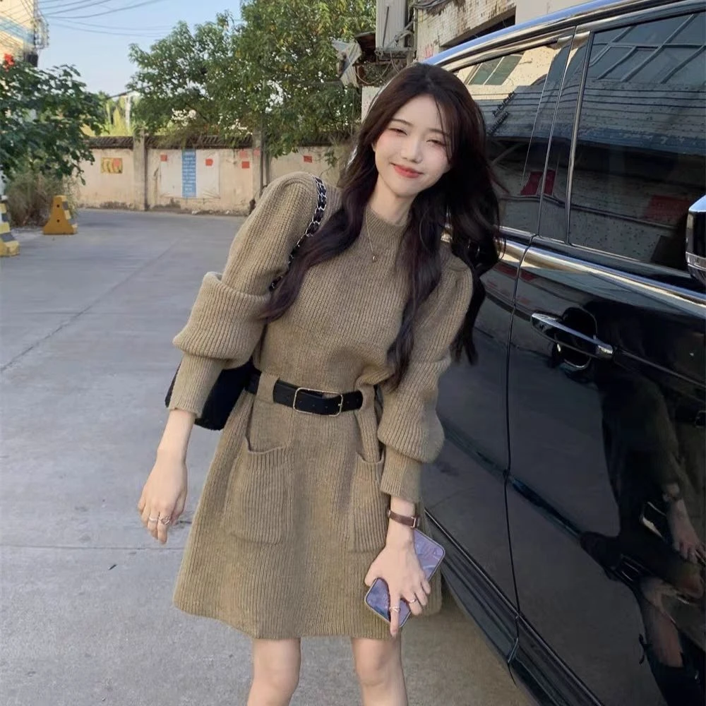 【木子家】针织连衣裙：200-250