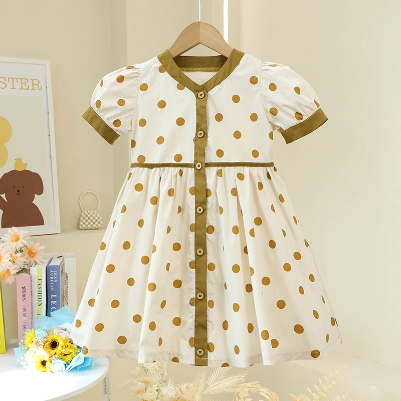 女童连衣裙夏款女宝宝裙子小女孩洋气韩范衣服纯棉儿童服装夏天潮