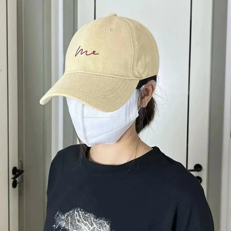 网红时尚百搭潮流帽子女遮阳大头围棒球帽韩版简约鸭舌帽显脸小男