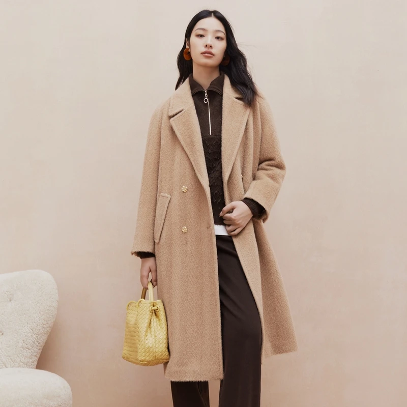 大雅家FS毛呢外套女24秋冬新款8320A