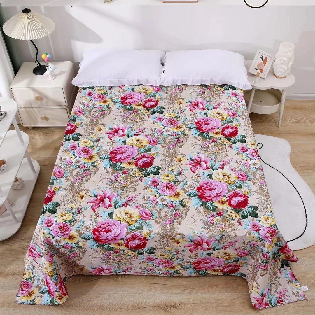 大头鸭【主播联合厂家补贴】纯福利双人床单四季通用柔软亲肤家用