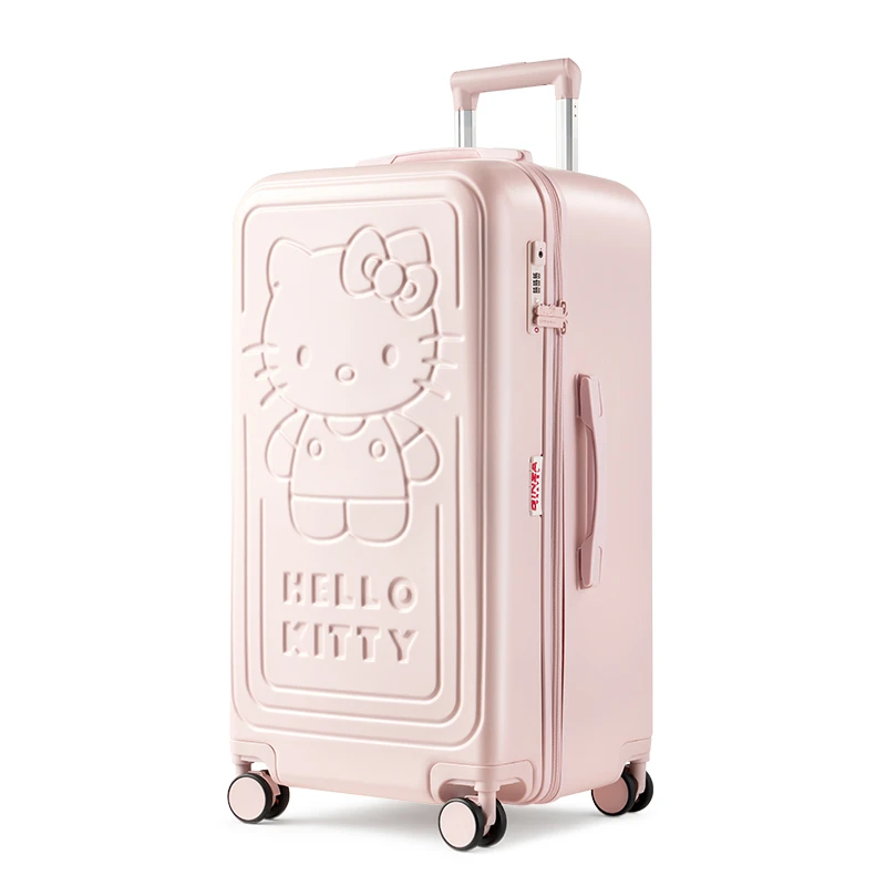 银座【正版联名hellokitty】超轻音万向轮轻便26寸高颜值A-6730