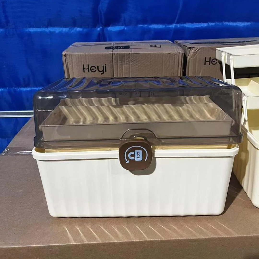 多功能箱药盒收纳盒分层家庭装家用