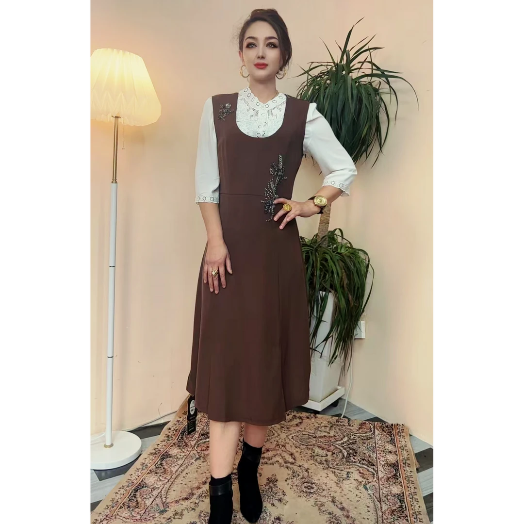 女装旗袍显瘦气质时尚复古背带21000