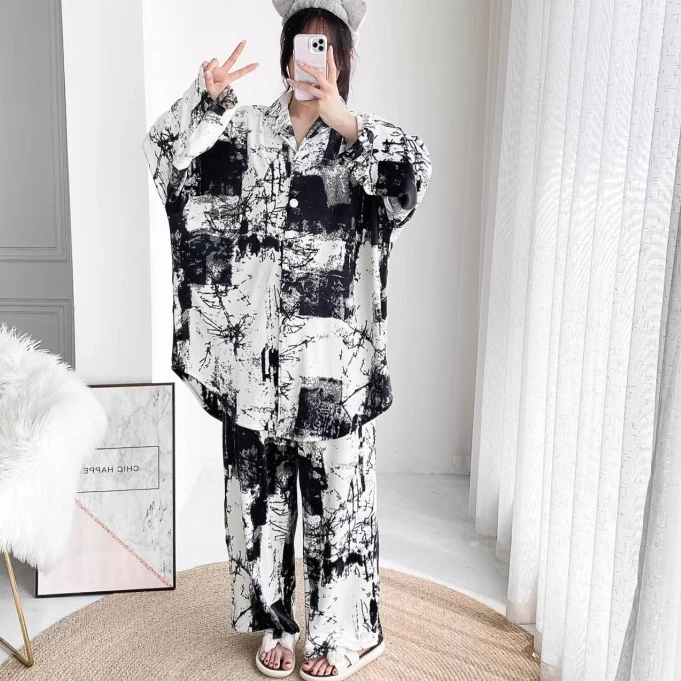 加长开衫海岛绒睡衣女冬季加肥大码套装胖mm200斤加绒衬衫家居服