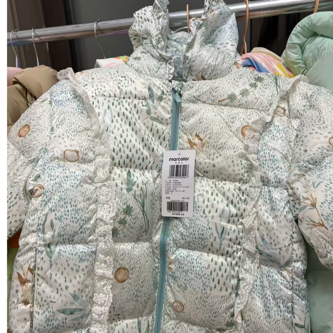 马某乐吧啦羽绒服