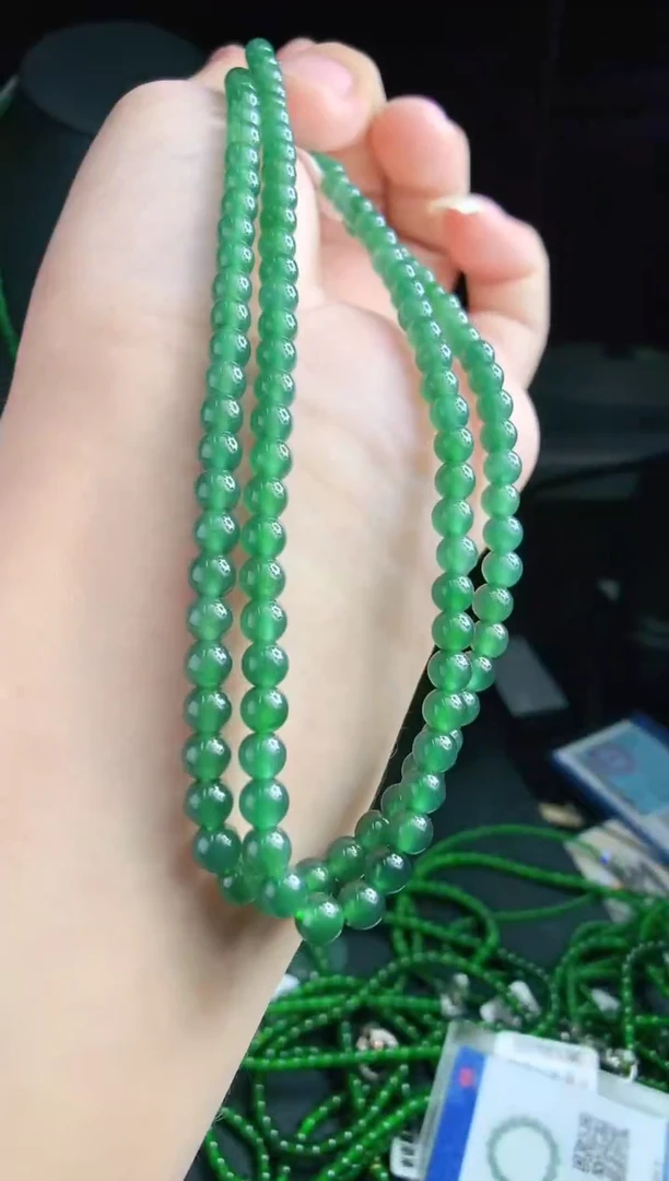 【闪购商品】翡翠手链未镶嵌97号天然翡翠A货可鉴赏