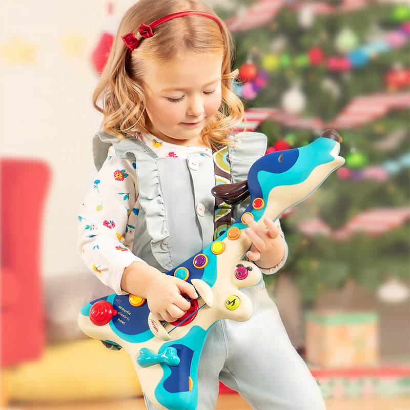 比乐B.Toys狗吉他玩具 可弹奏初学乐器尤克里里男孩女孩