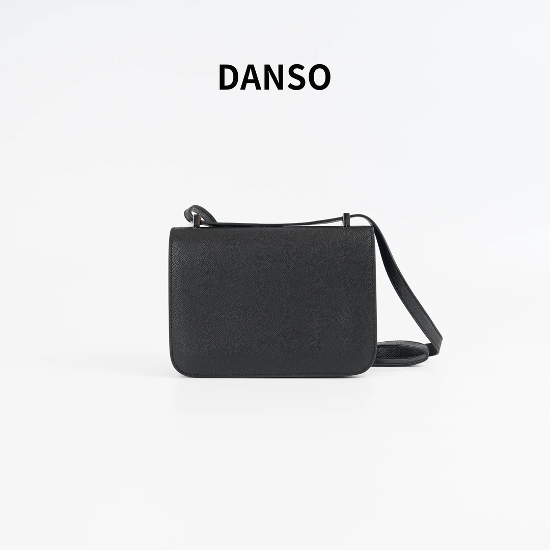 DANSO玉美华时尚女士黑色经典单肩手拿包百搭包包女 SW0913