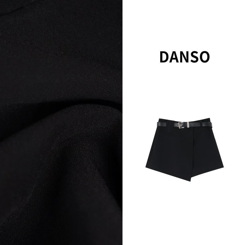 DANSO【表里不一】玉美华春季穿搭小众风格夏季不规则短裤裙BB2065