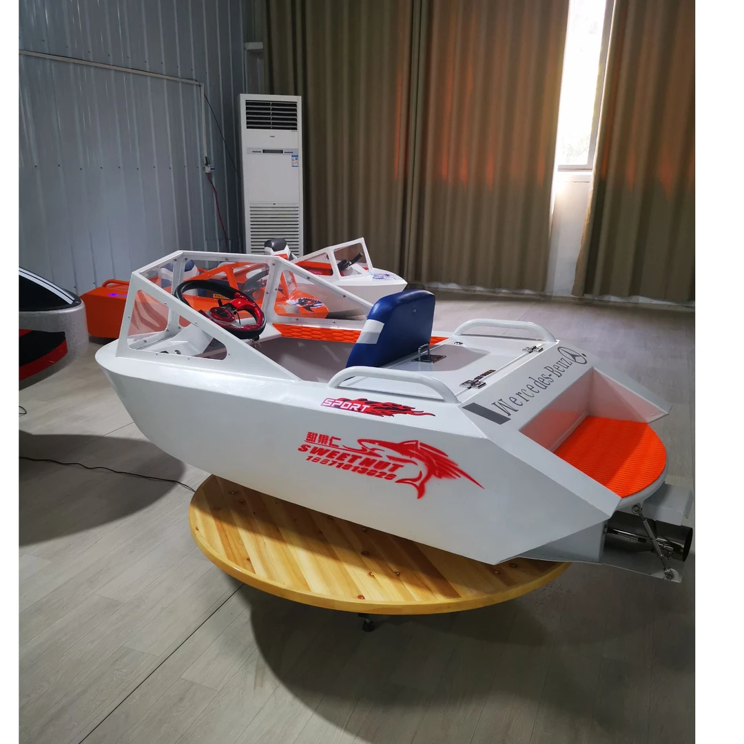 电动卡丁船单人水上小快艇铝合金喷射艇高速飘逸游乐船冲浪艇