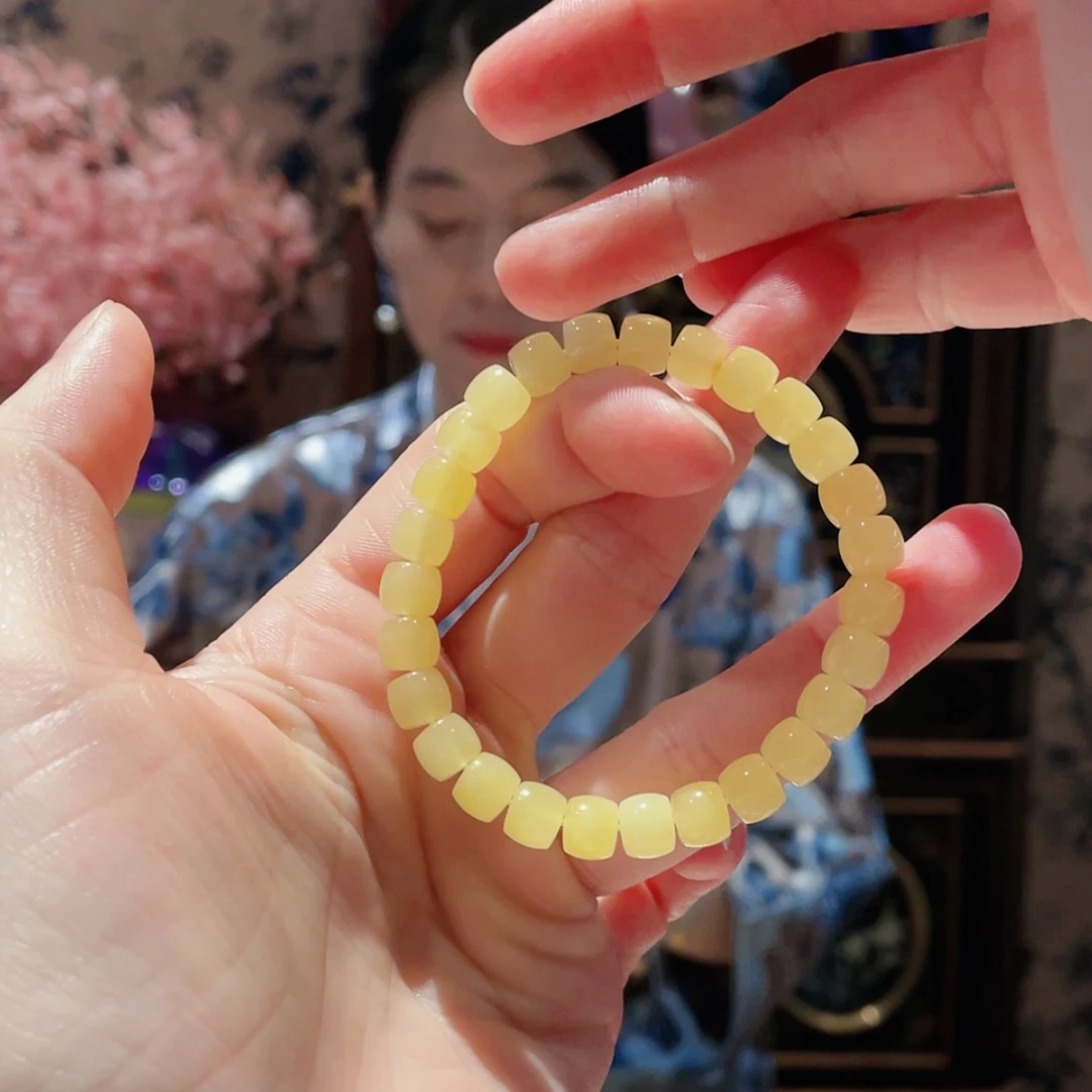 【闪购商品】蜜蜡手链未镶嵌多样性发货