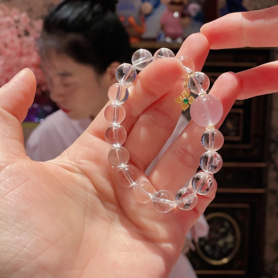 【闪购商品】水晶手串18K金镶嵌